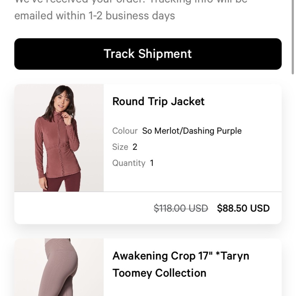 Lululemon Round Trip Jacket Bundle Size 2 - image 5